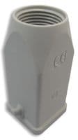 MKV20 - ILME - MKV20 - Connector Backshell, Hood, MK Series ILME Multipole Connector Inserts, 180°, Plastic Body