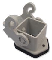 CK03I - ILME - CK03I - Connector Backshell, Bulkhead Housing, CK Series ILME Multipole Connector Inserts, 90°