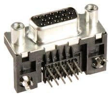 ICD15S13E6GV00LF - AMPHENOL COMMUNICATIONS SOLUTIONS - ICD15S13E6GV00LF - D Sub Connector, HD15, High Density, Receptacle, FCI Compact D, 15 Contacts, DE, Solder