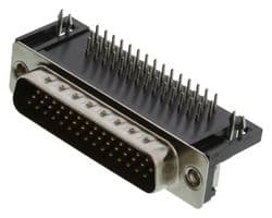 10090926-P444XLF - AMPHENOL COMMUNICATIONS SOLUTIONS - 10090926-P444XLF - D Sub Connector, Right Angle, HD44, High Density, Plug, FCI 10090926, 44 Contacts, DB, Solder