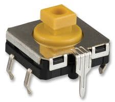 B3W-4155 BY OMZ - OMRON - B3W-4155 BY OMZ - Tactile Switch, B3W Series, Top Actuated, Through Hole, Plunger for Cap, 350 gf, 50mA at 24VDC