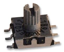 P25SMT303 - HARTMANN CONCO - P25SMT303 - Rotary Coded Switch, Surface Mount, 16 Position, 42 V, Hexadecimal, 400 mA