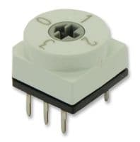 PT65721 - HARTMANN CONCO - PT65721 - Rotary Coded Switch, Through Hole, 4 Position, 24 VDC, Decimal, 400 mA