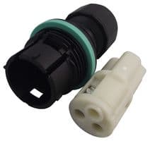 THB.384.A1A - HYLEC - THB.384.A1A - Circular Connector, Sealed Circular Connector, TH384 Teeplug Series, Cable Mount Plug, 3 Contacts