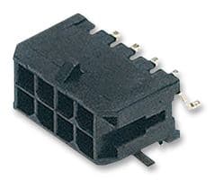 43045-2409 - MOLEX - 43045-2409 - Pin Header, Wire-to-Board, 3 mm, 2 Rows, 24 Contacts, Surface Mount Right Angle
