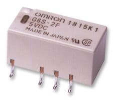 G6SK-2F  DC5 - OMRON - G6SK-2F  DC5 - Signal Relay, 5 VDC, DPDT, 2 A, G6S Series, Surface Mount, Latching Dual Coil