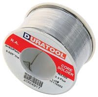 SPC22123 - DURATOOL - SPC22123 - Solder Wire, 0.635mm Diameter, 190°C, 227g