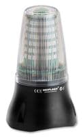LEDA125-01 - MOFLASH SIGNALLING - LEDA125-01 - Beacon / Sounder, PLC Controllable, Amber, Flashing, Steady, Continuous, 90dB, 24VDC, IP65