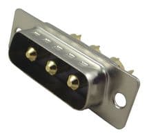 680M3W3103L401 - NORCOMP - 680M3W3103L401 - Combination Layout D Sub Connector, Power-D 680M Series, DA-3W3, Plug, 3 Contacts, 3 Power