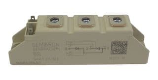 SKKT 27/12 E - SEMIKRON - SKKT 27/12 E - Thyristor Module, Series Connected, 25 A, 1.2 kV