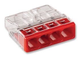 2273-204 - WAGO - 2273-204 - Pluggable Terminal Block, 4 Ways, 18 AWG, 14 AWG, 2.5 mm², Clamp