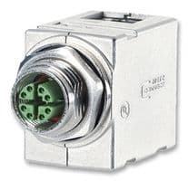 MWN911A415 - METZ CONNECT - MWN911A415 - In-Line Adapter, Adaptor, M12, RJ45