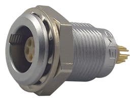 EGG.00.305.CLL - LEMO - EGG.00.305.CLL - Circular Connector, Standard Circular Connector, 00 Series, Panel Mount Receptacle, 5 Contacts