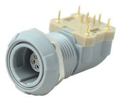 PXG.M0.5GG.NG - REDEL - PXG.M0.5GG.NG - Circular Connector, Standard Circular Connector, 1P Series, Panel Mount Receptacle, 5 Contacts