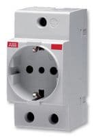 2CSM112000R0701 - ABB - 2CSM112000R0701 - Modular Socket, Italian P30 Standard, 16 A, 250 Vac, Indicator Light