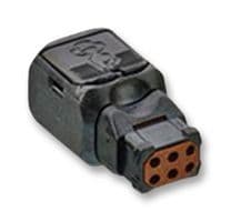 D369-P66-NP1 - DEUTSCH - TE CONNECTIVITY - D369-P66-NP1 - Rectangular Connector, 369, 6 Contacts, Plug, 2.54 mm, Crimp, 2 Row