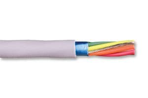 78102 SL005 - ALPHA WIRE - 78102 SL005 - Multicore Cable, EcoGen™ EcoCable® Mini, Screened, 2 Core, 28 AWG, 0.0925 mm², 100 ft, 30.5 m