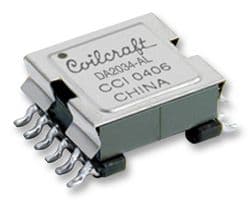 DA2034-ALB - COILCRAFT - DA2034-ALB - SMPS Transformer, For Linear Tech LT3750/51 Capacitor Charger Ctrl, Flyback, 10 A, 100kHz, 1.5 kV
