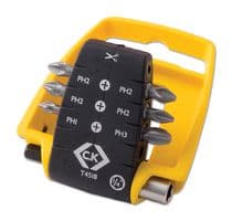T4518 - CK TOOLS - T4518 - Bit Set, Screwdriver, Philips, 7 Piece