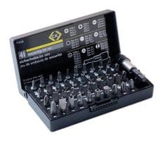 T4508 - CK TOOLS - T4508 - Bit Set, Screwdriver, Security, 41 Piece