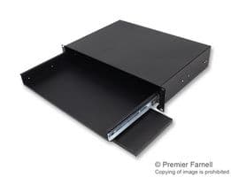 KS1785BT - BUD INDUSTRIES - KS1785BT - Rack Shelf, Keyboard & Mouse, Steel, 2U, 482.6 mm, 520.7 mm, 19" Panel Width Racks, 19 ", 20.5 "