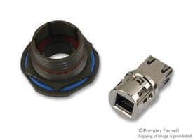 RJFTV67A1G - AMPHENOL SOCAPEX - RJFTV67A1G - In-Line Adapter, Adapter, In-Line, RJ45, RJ45, RJF TV Series