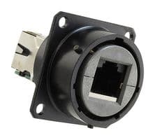RJF62SA1G - AMPHENOL SOCAPEX - RJF62SA1G - In-Line Adapter, Coding A, Adaptor, In-Line, RJ45, RJ45