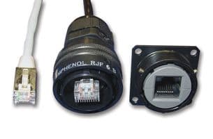 RJF7SA1G - AMPHENOL SOCAPEX - RJF7SA1G - In-Line Adapter, Adaptor, In-Line, RJ45, RJ45, RJF