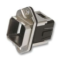 09 35 012 0311 - HARTING - 09 35 012 0311 - Connector Accessory, Bulkhead Housing, Harting Han Series PushPull RJ45 Connectors
