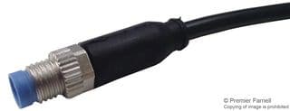 1-2273000-1 - TE CONNECTIVITY - 1-2273000-1 - Sensor Cable, AMP, M8 Plug, Free End, 3 Positions, 1.5 m, 4.9 ft