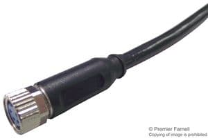 1-2273007-1 - TE CONNECTIVITY - 1-2273007-1 - Sensor Cable, AMP, M8 Receptacle, Free End, 4 Positions, 1.5 m, 4.9 ft