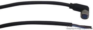 1-2273009-1 - TE CONNECTIVITY - 1-2273009-1 - Sensor Cable, AMP, 90° M8 Receptacle, Free End, 3 Positions, 1.5 m, 4.9 ft