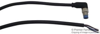 1-2273010-1 - TE CONNECTIVITY - 1-2273010-1 - Sensor Cable, AMP, 90° M8 Plug, Free End, 4 Positions, 1.5 m, 4.9 ft