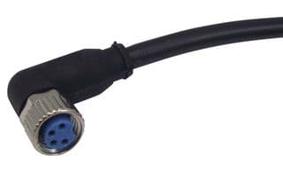 1-2273011-1 - TE CONNECTIVITY - 1-2273011-1 - Sensor Cable, AMP, 90° M8 Receptacle, Free End, 4 Positions, 1.5 m, 4.9 ft