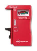 BAT-250-EUR - BEHA-AMPROBE - BAT-250-EUR - Battery Tester, Alkaline, 1.5V, 9V, 110 mm, 74 mm, 29 mm