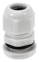 901-02027 NGM32-GY - HELLERMANNTYTON - 901-02027 NGM32-GY - Cable Gland, M32, 18 mm, 25 mm, Nylon 6.6 (Polyamide 6.6), Light Grey, IP68