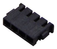 78172-0004 - MOLEX - 78172-0004 - Connector Housing, Black, Pico-EZmate 78172 Series, Receptacle, 4 Ways, 1.2 mm