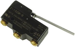 Z-15GW-B - OMRON - Z-15GW-B - Microswitch, High Precision, Hinge Lever, SPDT, Screw, 15 A, 14 V