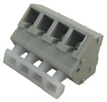 20.3001M/4-E - IMO PRECISION CONTROLS - 20.3001M/4-E - Wire-To-Board Terminal Block, 5 mm, 4 Ways, 26 AWG, 14 AWG, 2.5 mm², Clamp
