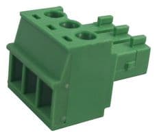 21.1550M/3-E - IMO PRECISION CONTROLS - 21.1550M/3-E - Pluggable Terminal Block, 3.81 mm, 3 Ways, 28 AWG, 16 AWG, 1.5 mm², Screw