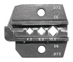 624 073 3 0 - RENNSTEIG - 624 073 3 0 - Crimp Tool Die, 4mm² + 6mm² + 10mm², 12 + 10 + 8AWG Turned Contacts / Terminals