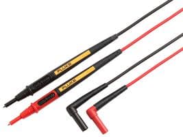 FLUKE TL175 - FLUKE - FLUKE TL175 - Test Lead Set, Test Tip Probe, 4mm Right Angle Banana Plug, Shrouded, 1 kV, 10 A, Black, Red