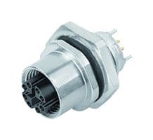 09-3782-95-08 - BINDER - 09-3782-95-08 - Sensor Connector, X-Coded Cable, 876 Series, M12, Female, 8 Positions, Solder Socket