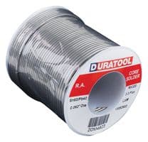 SPC22129 - DURATOOL - SPC22129 - Solder Wire, Rosin Activated RA, 1.57mm Diameter, 190°C, 453.592g