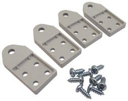 12858 - ABB - 12858 - Enclosure Accessory, Pack 4, Wall Bracket, IP65 Junction Box