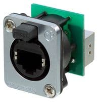 NE8FDP-SE - NEUTRIK - NE8FDP-SE - In-Line Adapter, Feed-Through, Cat5e, Adaptor, RJ45, RJ45, etherCON