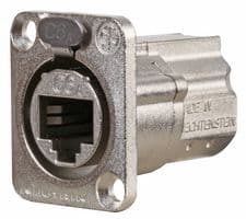 NE8FDX-P6 - NEUTRIK - NE8FDX-P6 - In-Line Adapter, Cat6A, Adaptor, RJ45, RJ45, etherCON