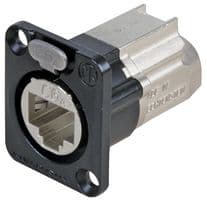 NE8FDX-Y6-B - NEUTRIK - NE8FDX-Y6-B - Modular Connector, RJ45 Jack, 1 x 1 (Port), 8P8C, Cat6a, Cable Mount