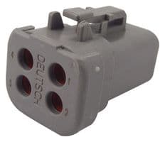 DTP06-4S-E003 - DEUTSCH - TE CONNECTIVITY - DTP06-4S-E003 - Automotive Connector Housing, IP68, DTP, Plug, 4 Ways, DTP Series Socket Contacts