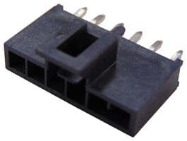 105309-1106 - MOLEX / PARTNER STOCK - 105309-1106 - Pin Header, Wire-to-Board, 2.5 mm, 1 Rows, 6 Contacts, Through Hole Straight